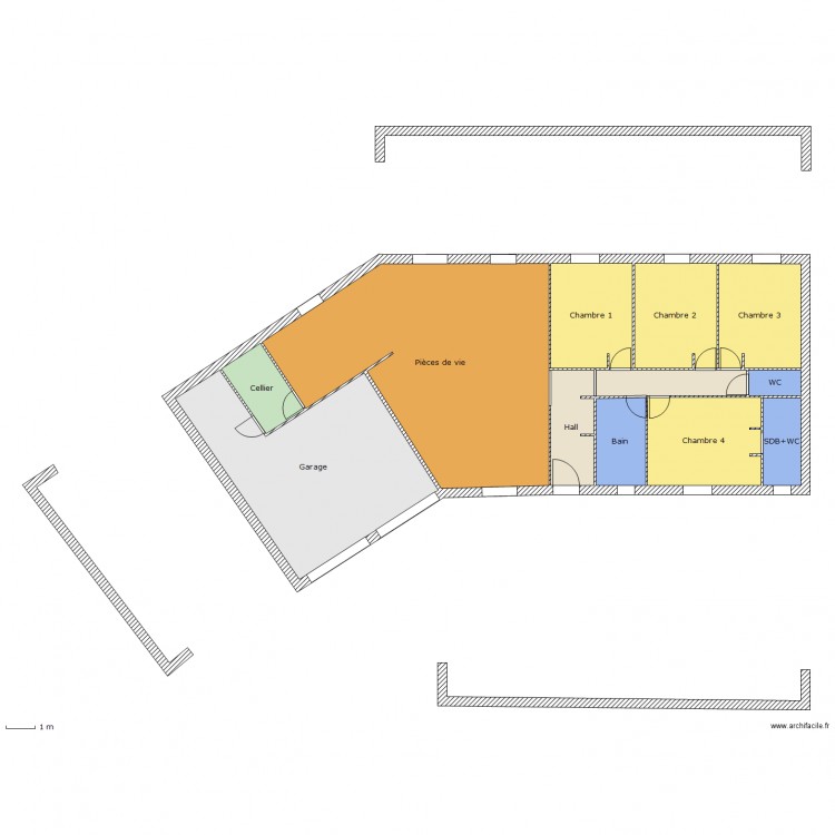 Fidjie. Plan de 0 pièce et 0 m2