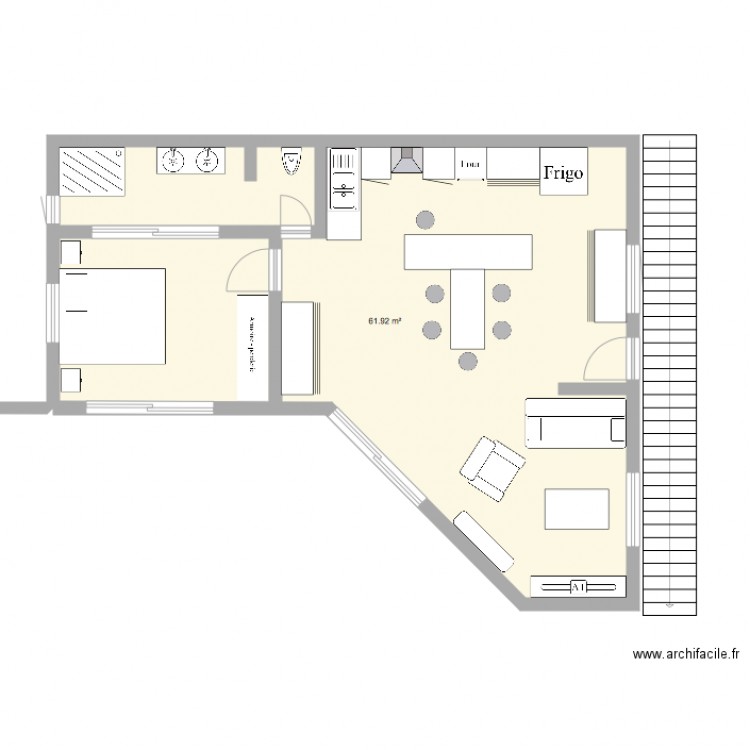 plan appartement 62m2