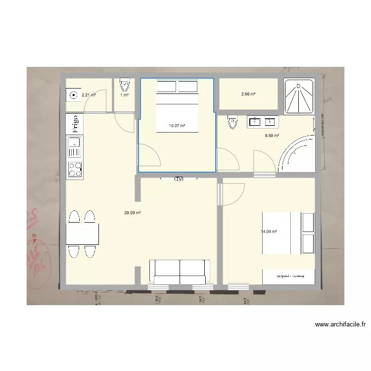 sous sol 1. Plan de sous sol 1. Plan de