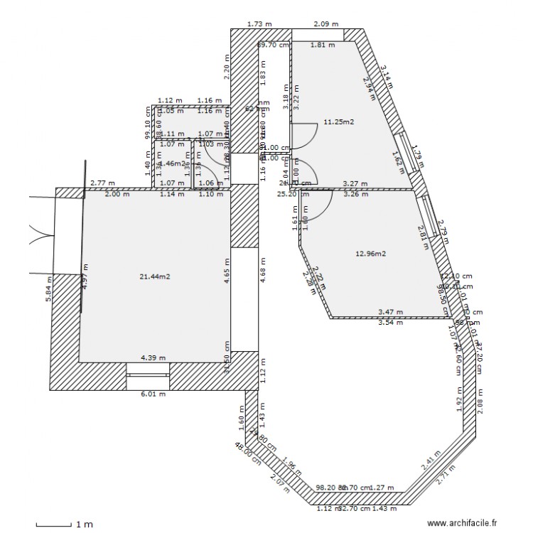 aparte 3 bon. Plan de 0 pièce et 0 m2