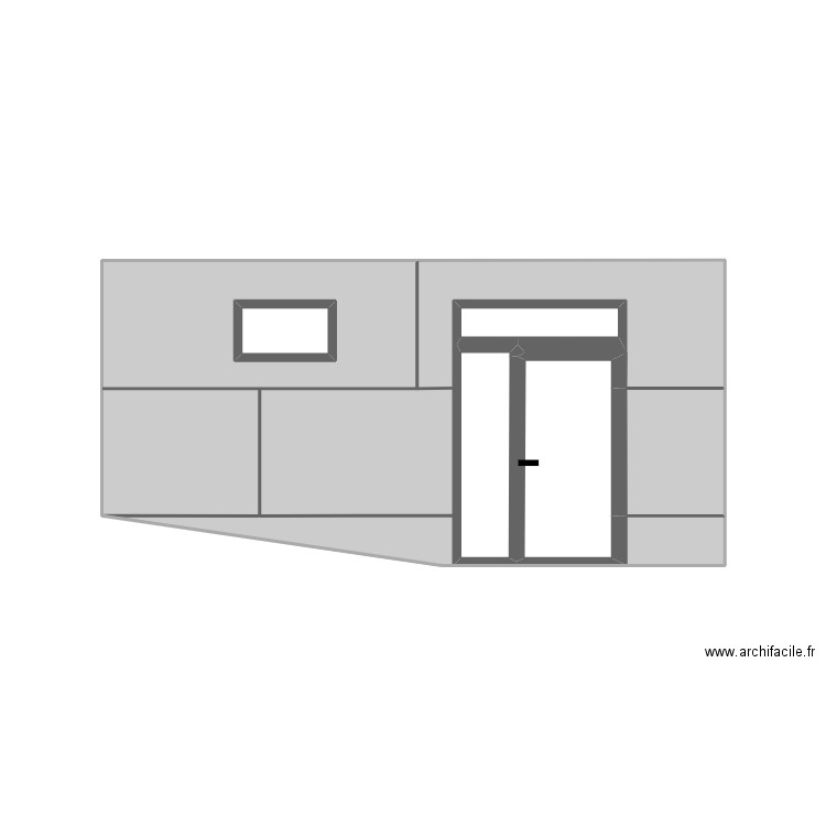 Façade porte entrée 7. Plan de 8 pièces et 17 m2