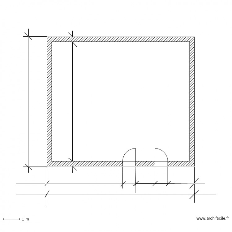 cotation plan de masse grenier. Plan de 0 pièce et 0 m2