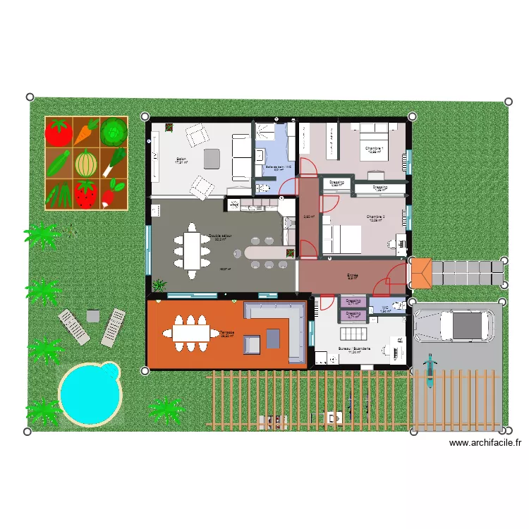 Plan maison1 . Plan de 