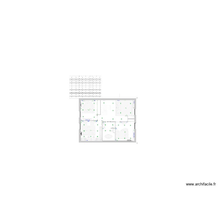PLAN TRAORE ETAGE. Plan de 0 pièce et 0 m2