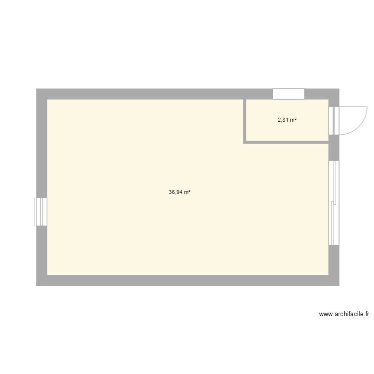Extension garage MAIRIE. Plan de 0 pièce et 0 m2
