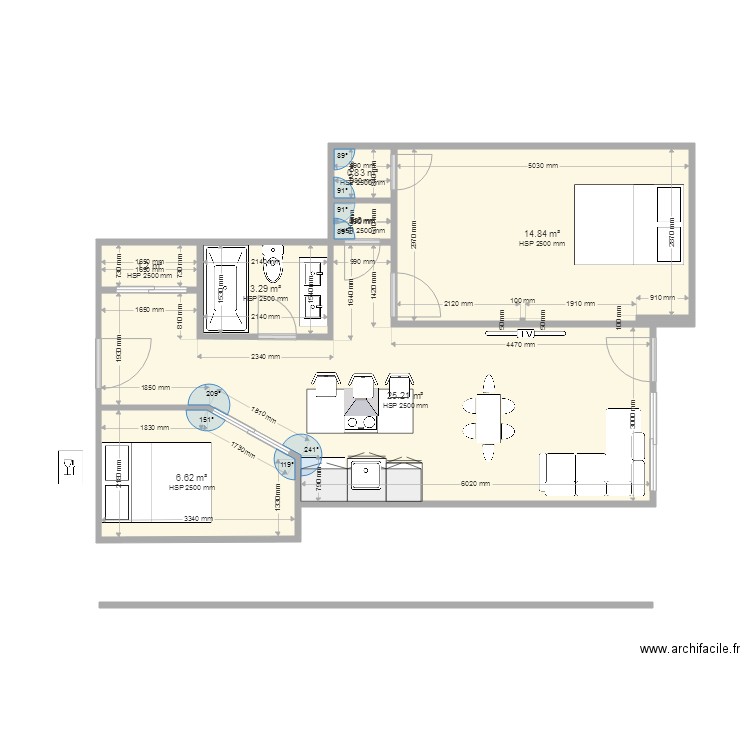 6485 App 01 modifier plan B. Plan de 0 pièce et 0 m2