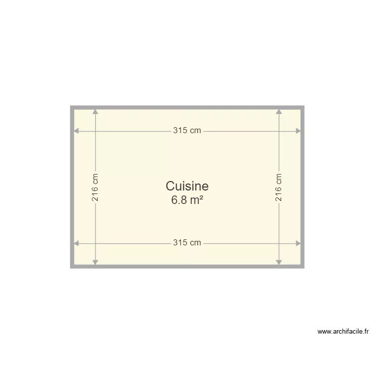 cuisine jenna. Plan de 