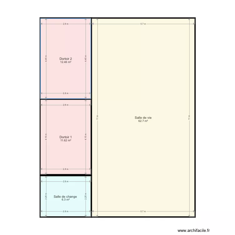 Plan Gabriel peri couleur. Plan de 
