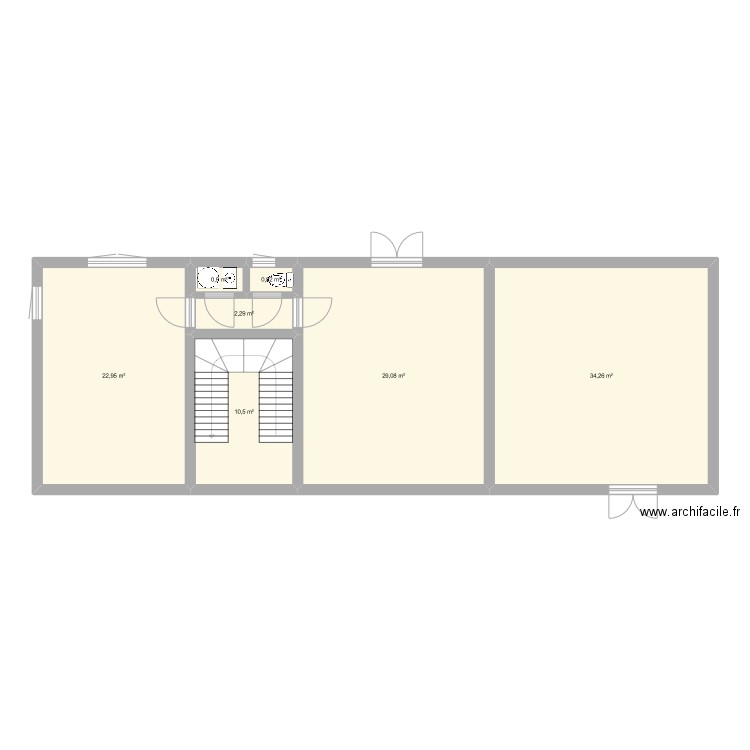 ménardière. Plan de 0 pièce et 0 m2