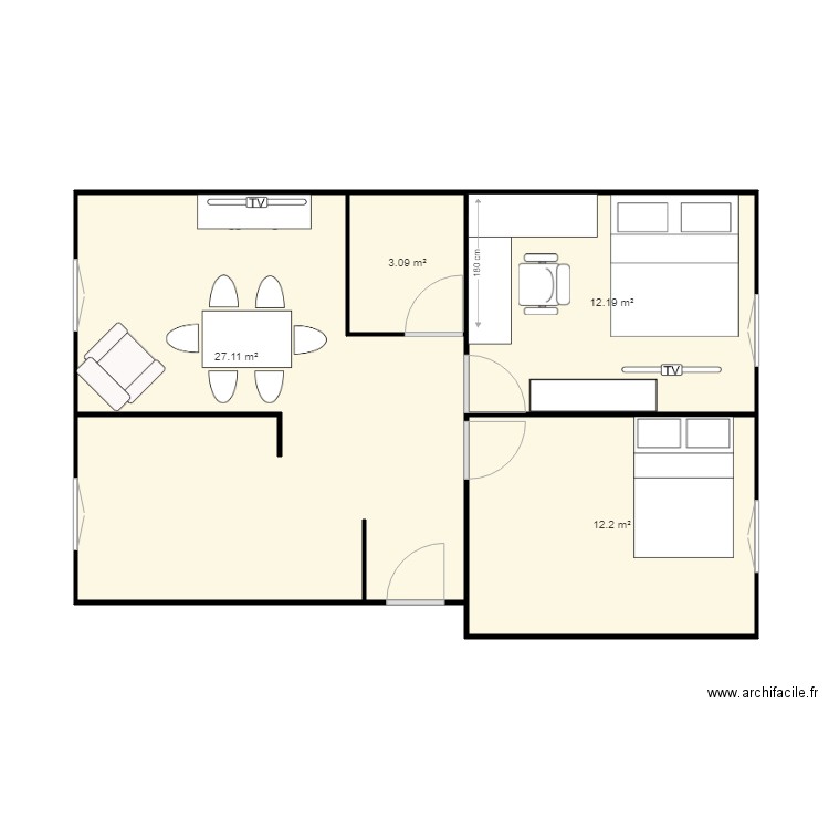 logement. Plan de 0 pièce et 0 m2