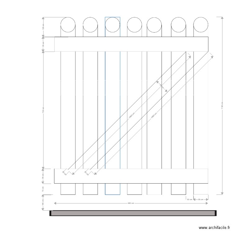 Portillon Quiberon. Plan de 0 pièce et 0 m2