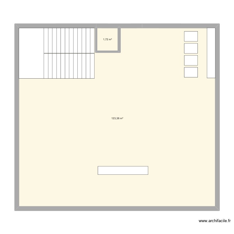 salon coiffure. Plan de 0 pièce et 0 m2