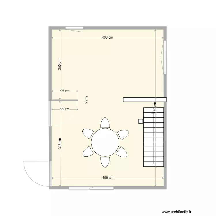 SEJOUR CUISINE CABOURG. Plan de SEJOUR CUISINE CABOURG. Plan de