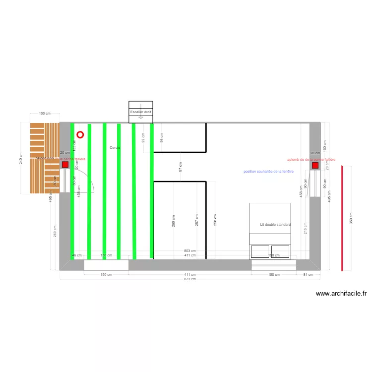 &eacute;tagesudbis. Plan de 