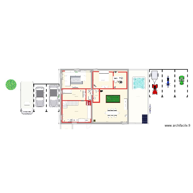 etage plans 2. Plan de 11 pièces et 307 m2