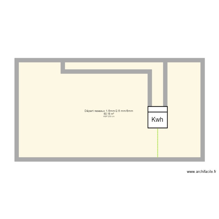 GARAGE . Plan de 0 pièce et 0 m2