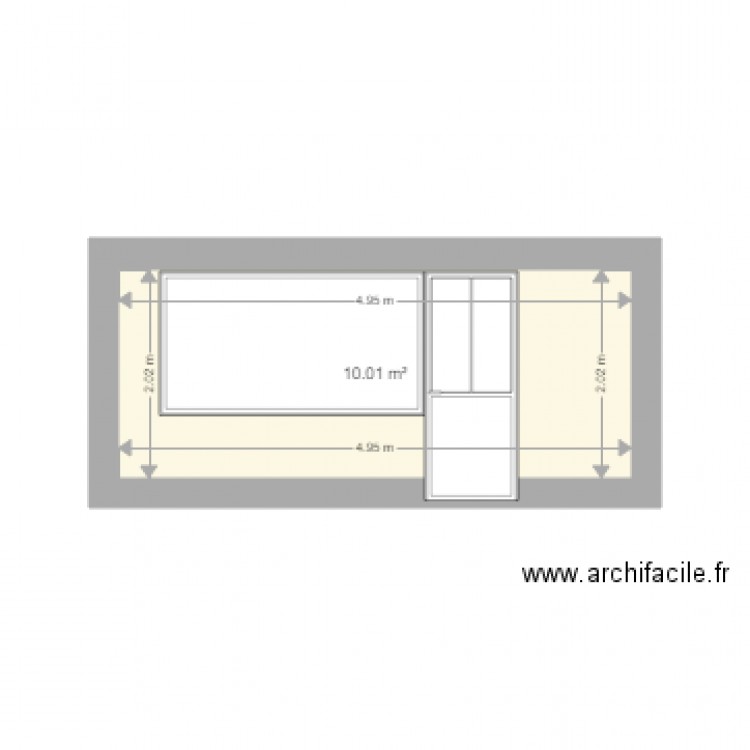 Facade élévation. Plan de 0 pièce et 0 m2