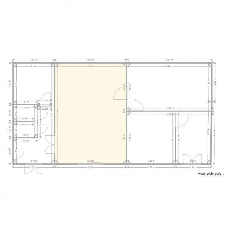 glacier 0. Plan de 0 pièce et 0 m2