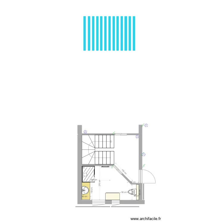 SDB ETAGE 1 3. Plan de SDB ETAGE 1 3. Plan de
