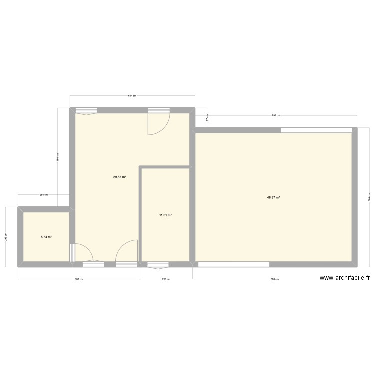 Cornelia ET BENOIT V0bis. Plan de 4 pièces et 95 m2