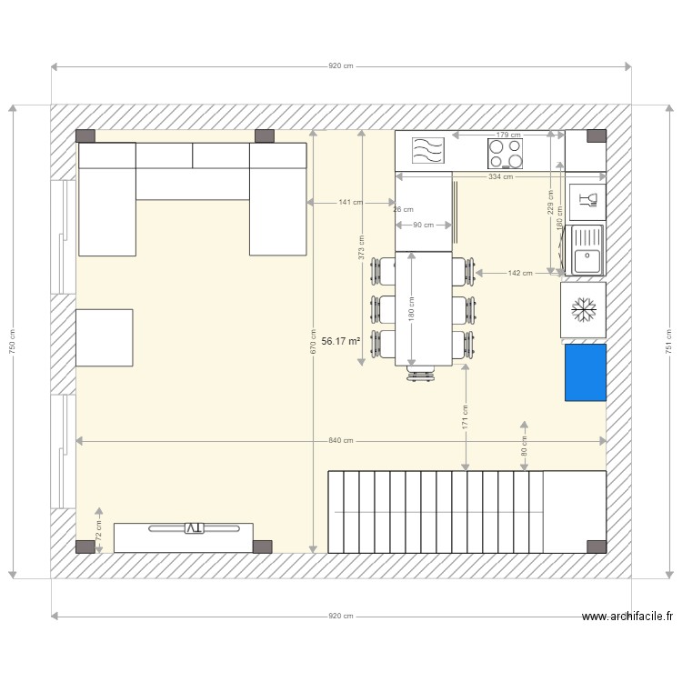 ferme sainte marie étage 1 finit. Plan de 0 pièce et 0 m2