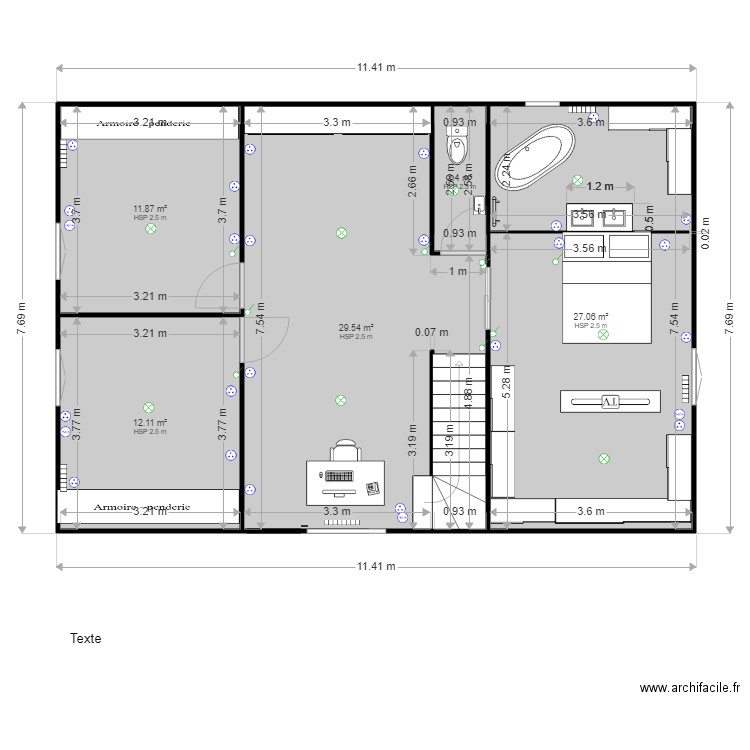 etage3. Plan de 0 pièce et 0 m2