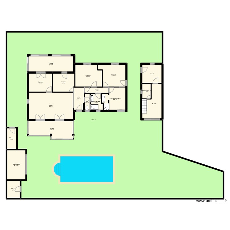 jean blanc. Plan de 0 pièce et 0 m2