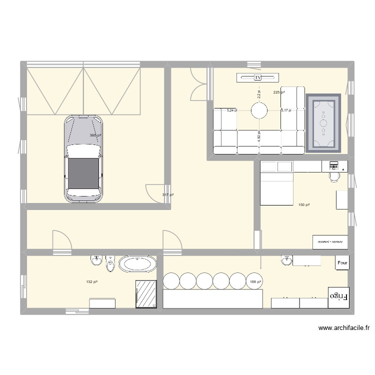 adam. Plan de 0 pièce et 0 m2