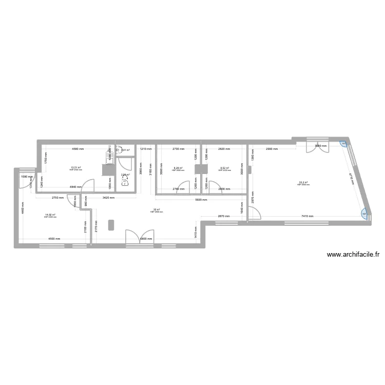 CAFPI_Après2.2. Plan de 12 et 113 m² CAFPI_Après2.2. Plan de 12 et 113 m²