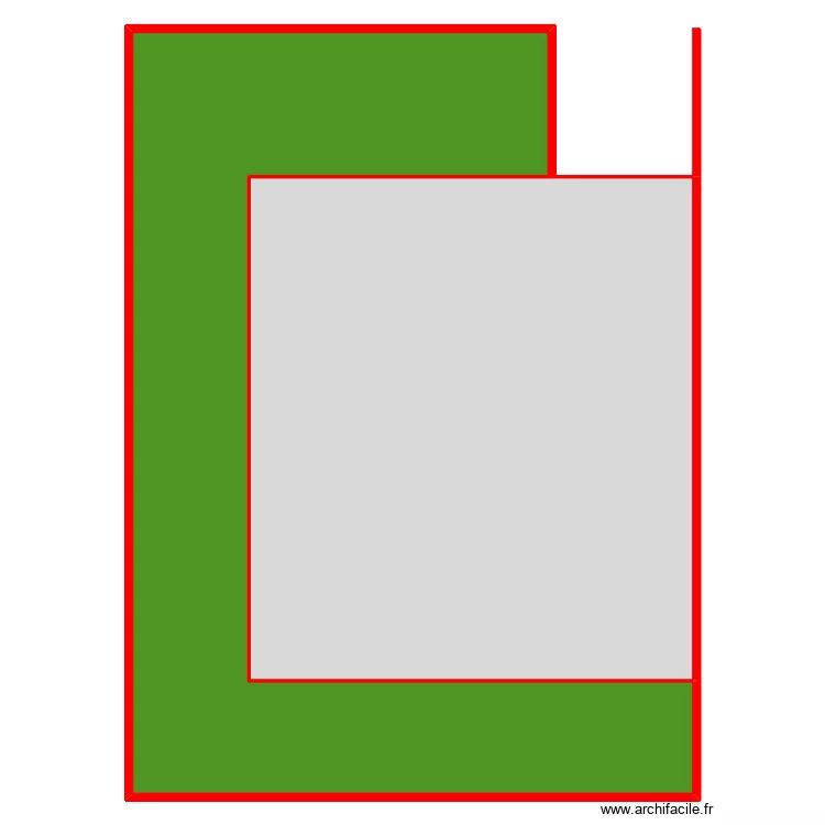 LOT 9 Terrain constructible nu. Plan de 