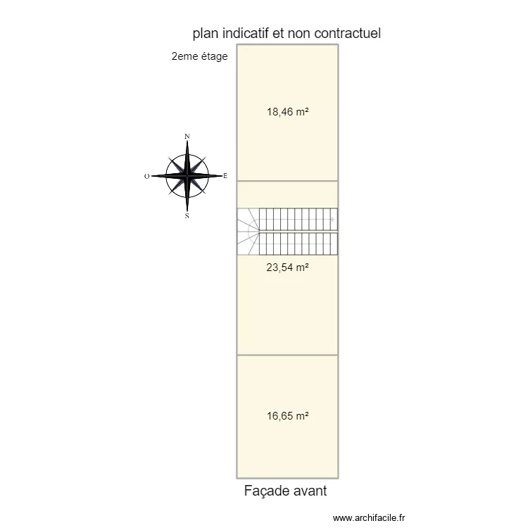 dapar&eacute; 2eme &eacute;tage . Plan de 