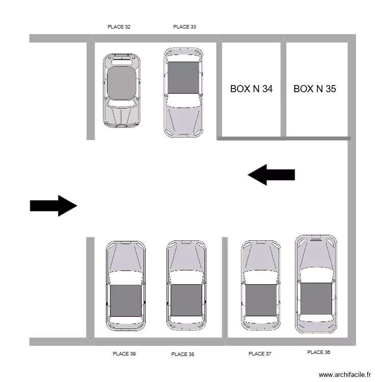 PLAN PARKING. Plan de PLAN PARKING. Plan de