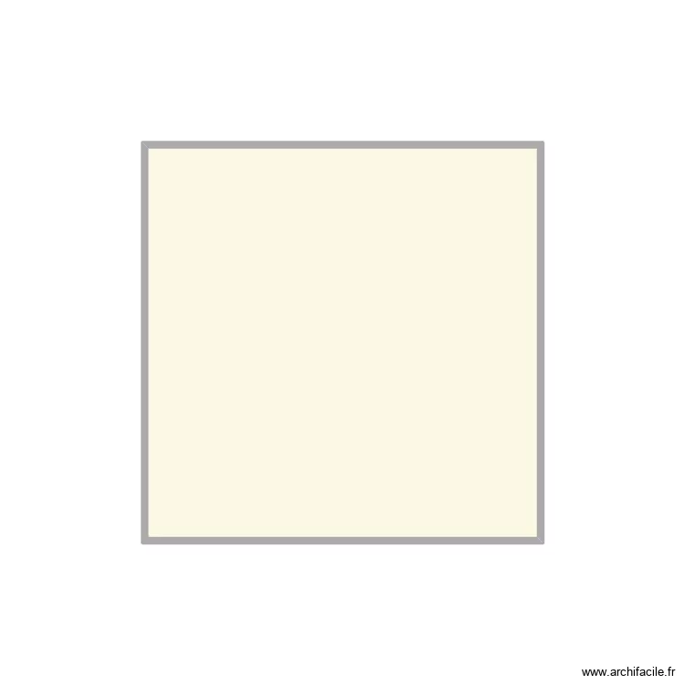 abri de jardin. Plan de 