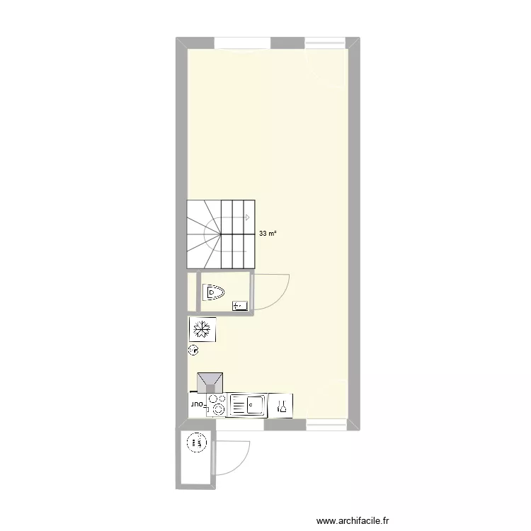 RDC Grand fort. Plan de 