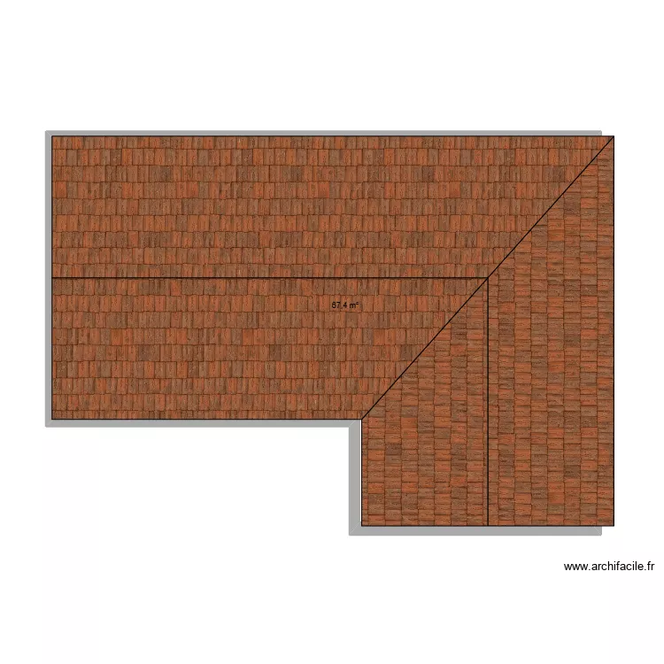 Ribot 1. Plan de 1  et 67 m²