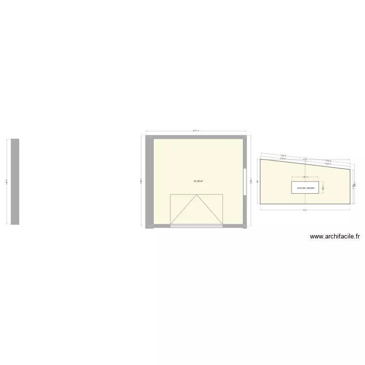 GARAGE. Plan de 