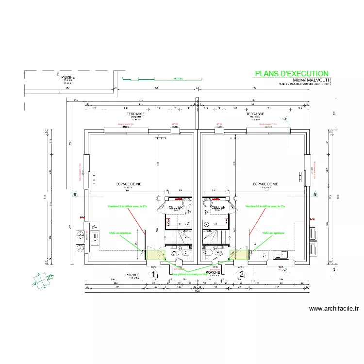 PLAN RDC - INDICE A - 28-04-25. Plan de 