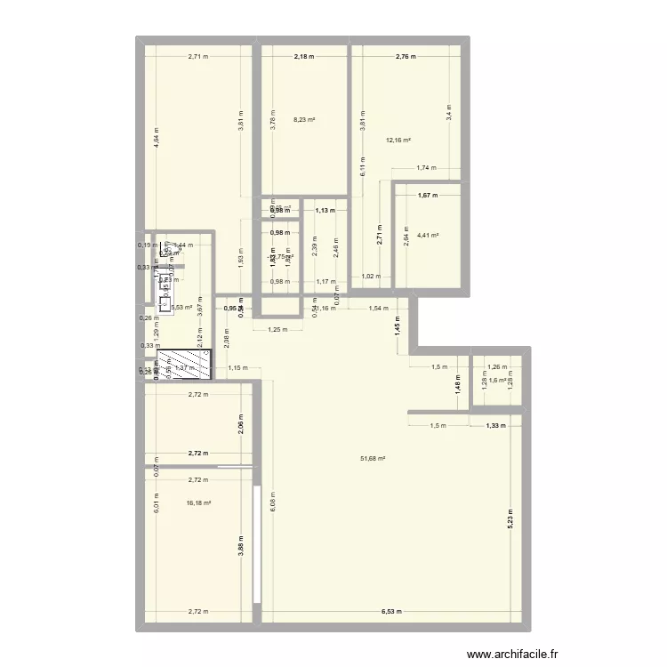 AZOULAY 2. Plan de 11 et 103 m² AZOULAY 2. Plan de 11 et 103 m²