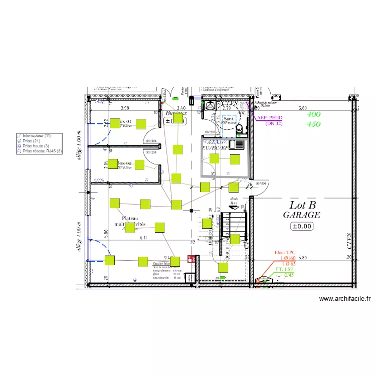 RDC KINE RUMILLY. Plan de 