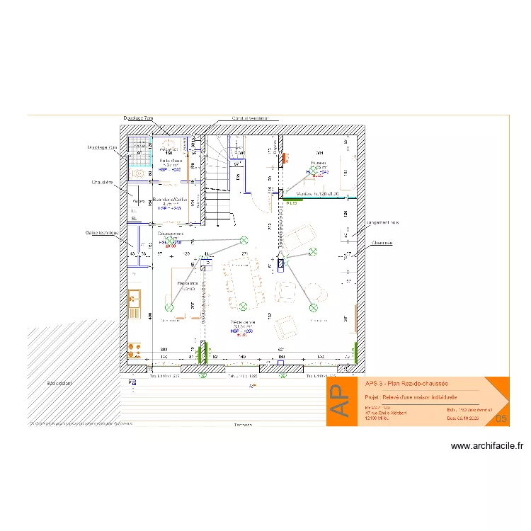 Mazenq. Plan de Mazenq. Plan de