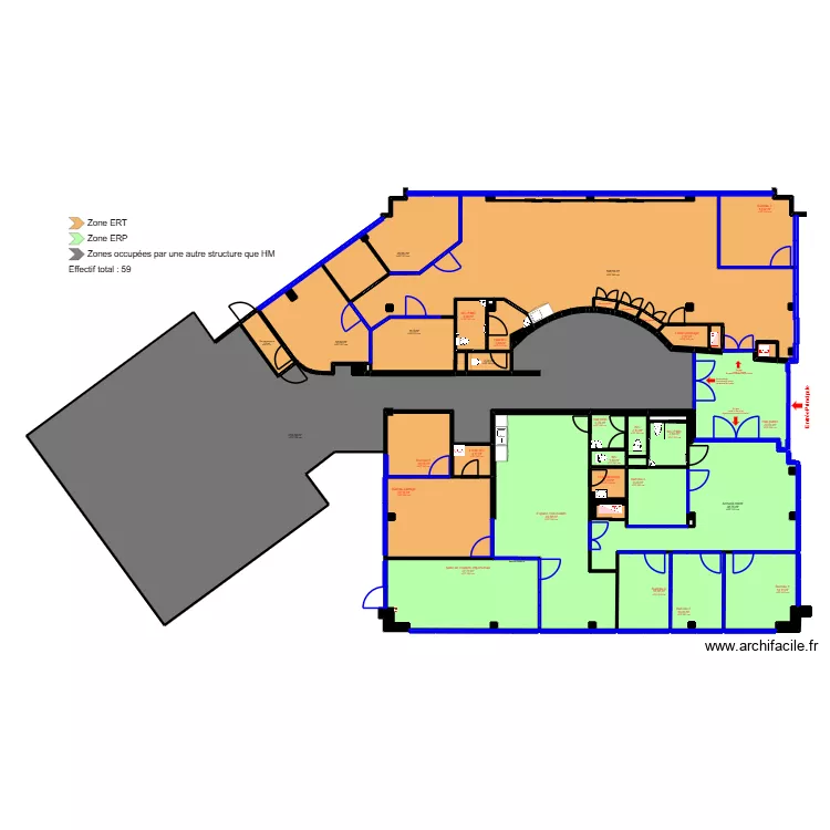 Narbonne - ERP. Plan de 
