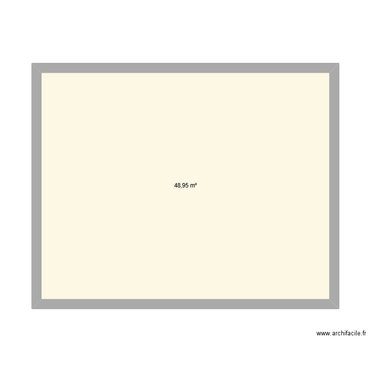 Maison 2. Plan de 1 pièce et 49 m2
