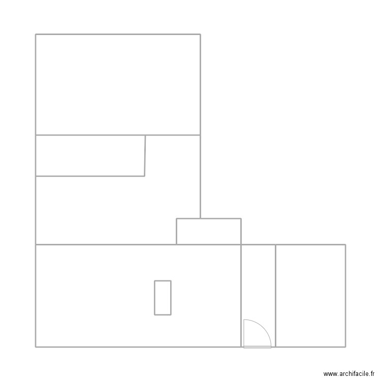 Phil. Plan de 8 pièces et 58 m2