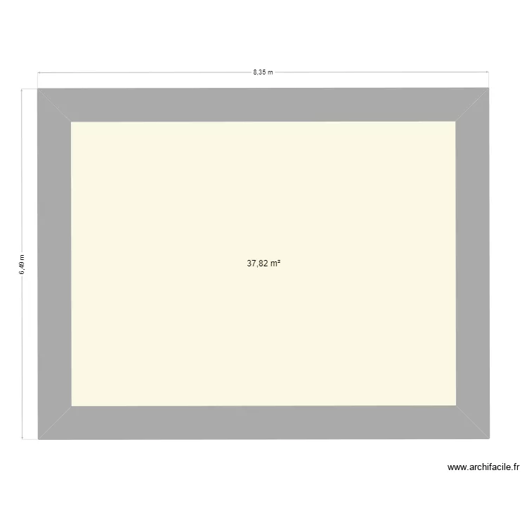 Plan G&eacute;tign&eacute;. Plan de 1  et 38 m²