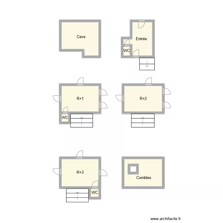 2512 BAEUR PC. Plan de 10 et 14 m² 2512 BAEUR PC. Plan de 10 et 14 m²