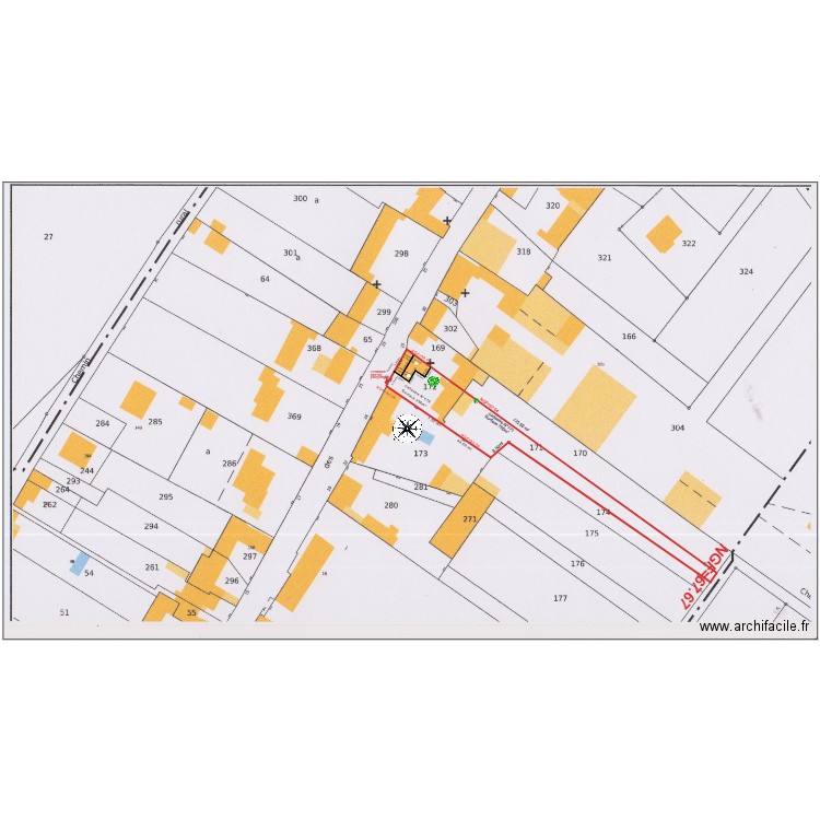 Plan de masse               PCMI2           maison. Plan de 0 pièce et 0 m2