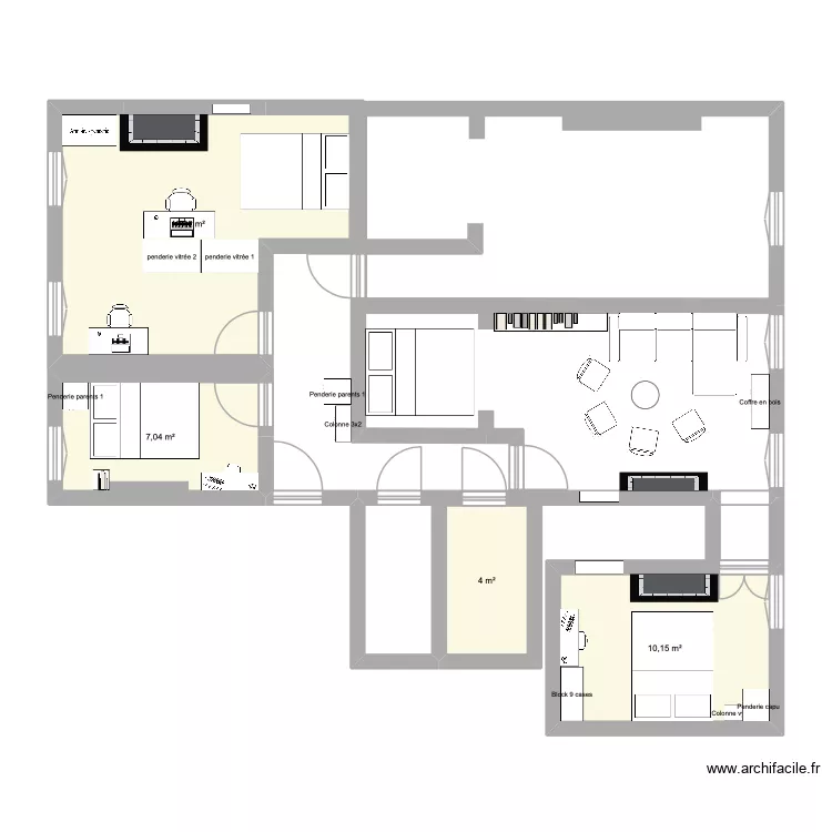 NOUVEL APPART. Plan de 4 et 41 m² NOUVEL APPART. Plan de 4 et 41 m²