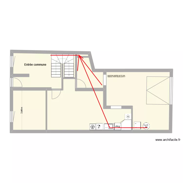 RDC Patou elec. Plan de 3  et 76 m²