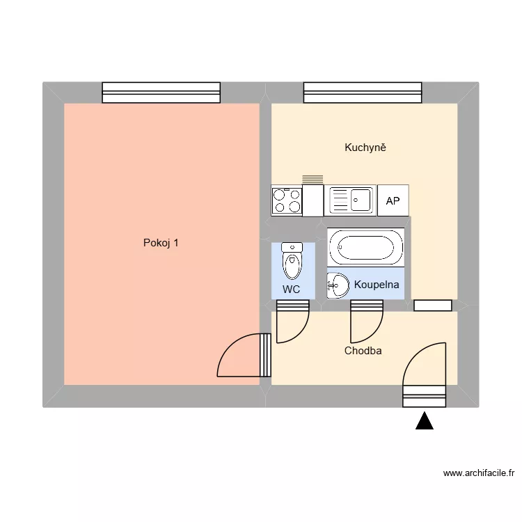 Mariánskohorská 2745, byt 11. Plan de 10 et 158 m² Mariánskohorská 2745, byt 11. Plan de 10 et 158 m²