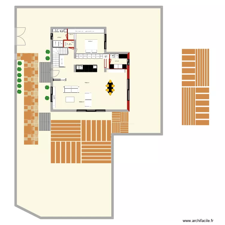 41 SORINS RDC RENOVATION + EXTENSION 2. Plan de 7 pièces et 627 m²